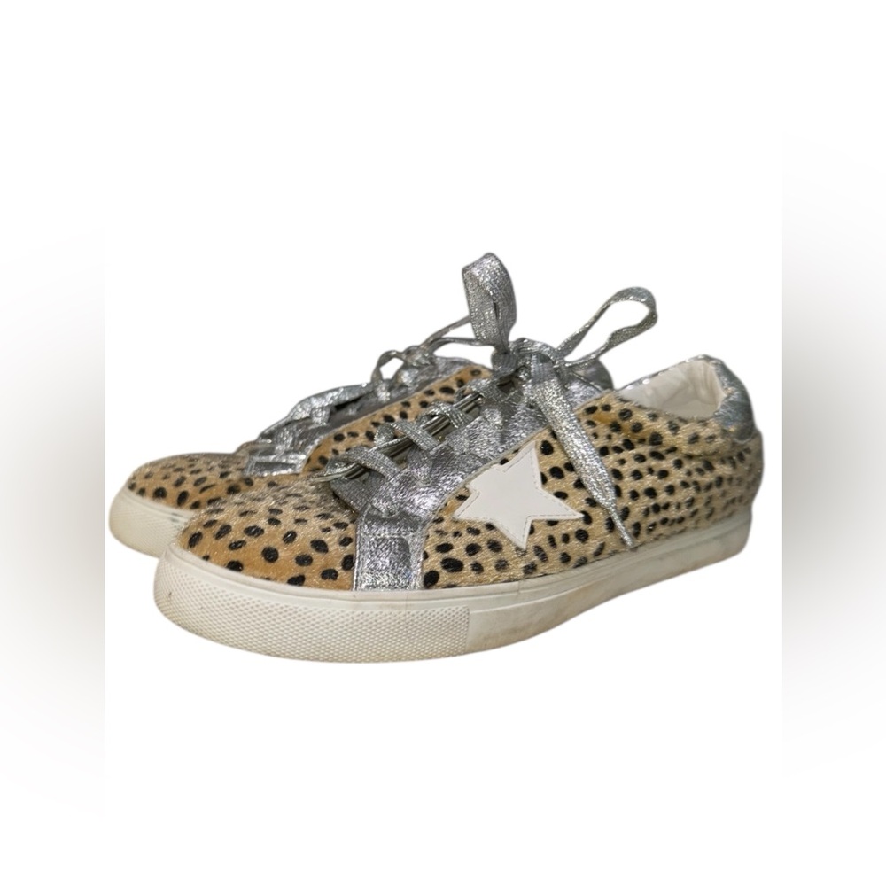 Nature‎ Breeze Women's Brown Cheetah Print Sneakers